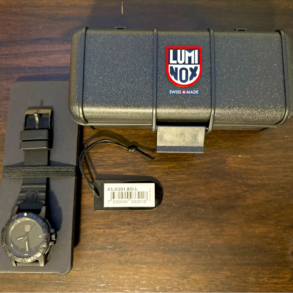 LUMINOX SEA TURTLE 39MM BLACKOUT NWT